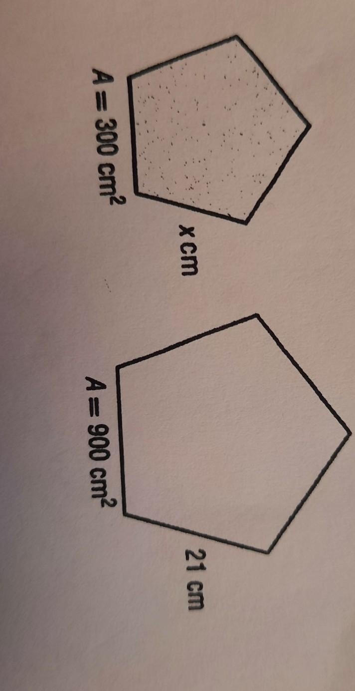 find each pair of similar figures.use the given areas to find each scale factor of-example-1