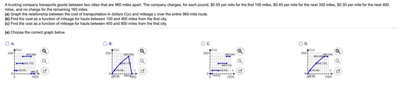 A trucking company transports goods between two cities that are 960 miles apart. The-example-1