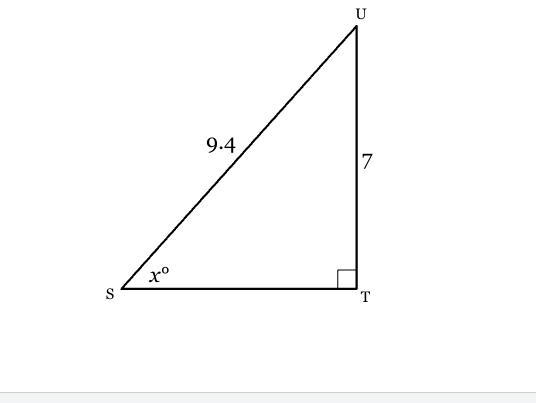 Solve for xx. Round to the nearest tenth of a degree, if necessary.-example-1