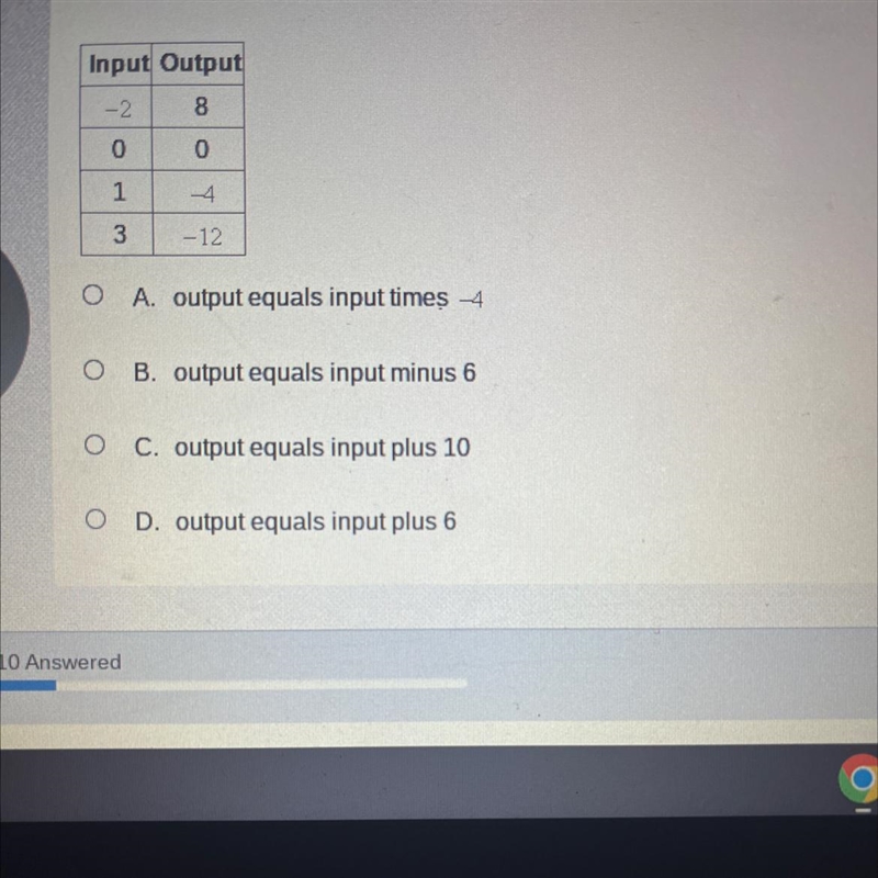 Identify the function rule from the values in the table.-example-1