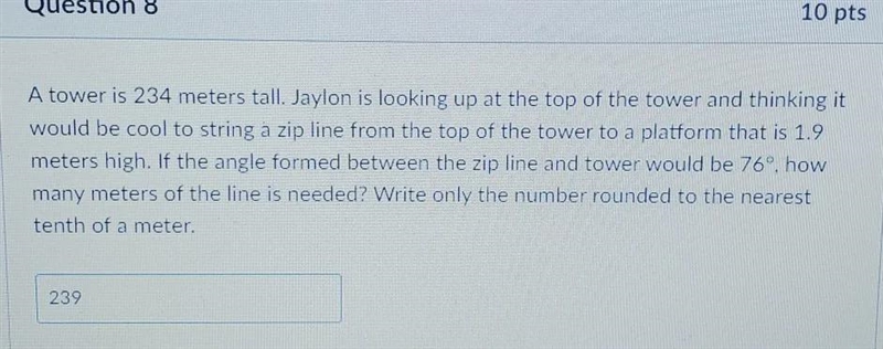 Am I right? \sin(70) = 232.1 / x234 - 1.9 = 232.1-example-1