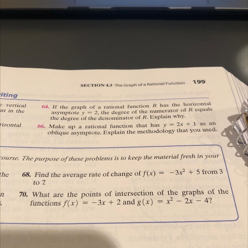 68. Find the average rate of change of f(x) = – 3x^2 + 5 from 3 to 7Number 68 on picture-example-1