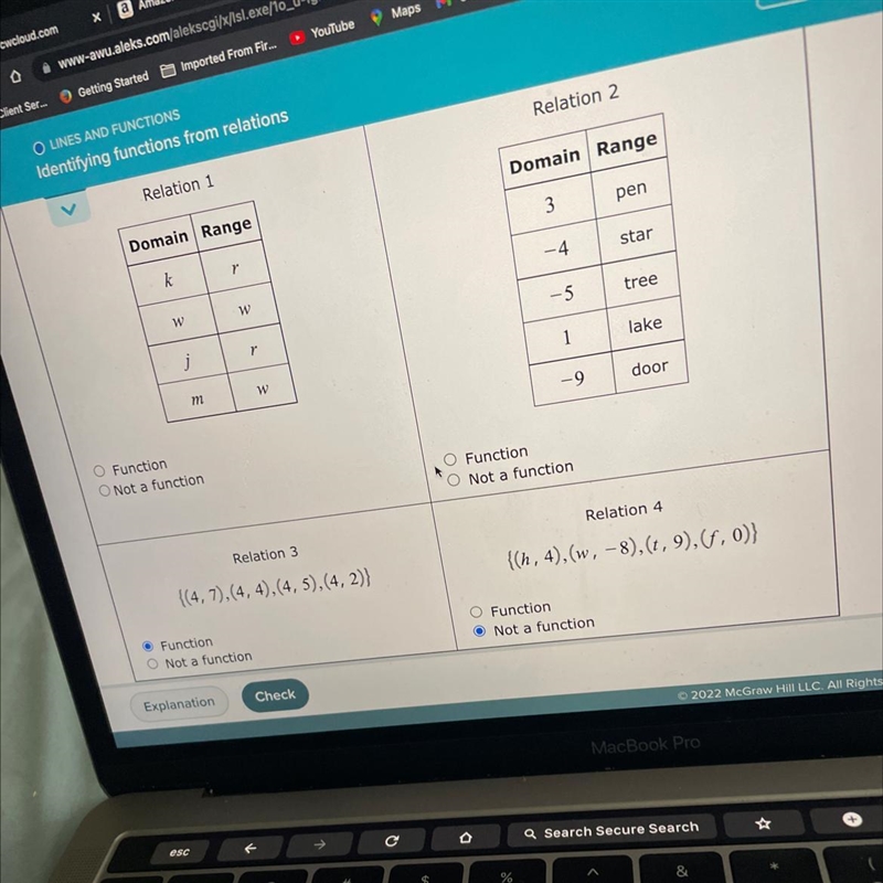 For each relation decide whether or not it is a function-example-1