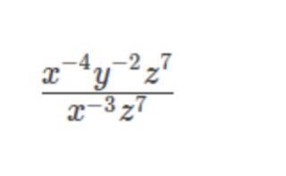 The answer simplifying this problem please. With positive exponents only.-example-1