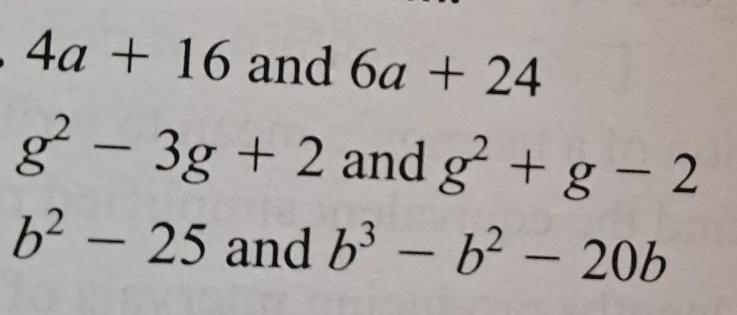 Rational Expressions and EquationsFind the LCM of each pair of expressions. Leave-example-1