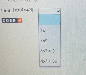 Suppose you multiplied the cereal box dimensions in a different order:First, (x)(4x-example-1