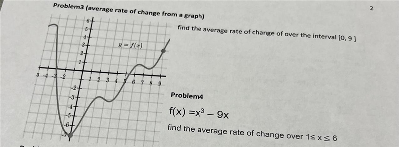 Find the average rate of change of over the interval (0,9 ]-example-1