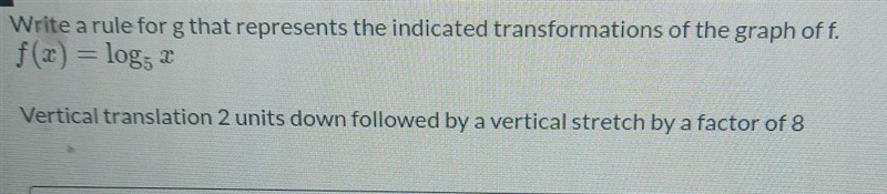 Write a rule for the G that represents the indicated transformation of the graph of-example-1