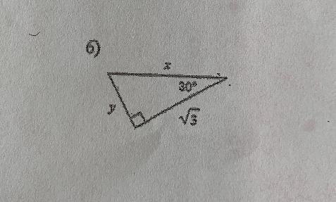 Find the missing side length answer simplest form radical or decimal Question number-example-1