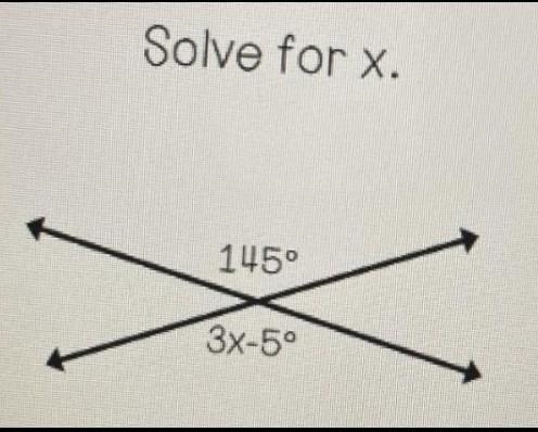 Solve for x. \: \: \: \: \: \: \: \: ​-example-1