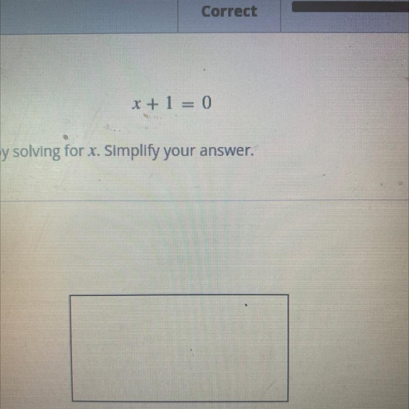 Express the given equation in standard form by solving for x. Simplify your answer-example-1