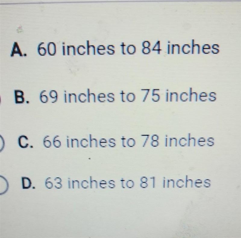 suppose the height of the members of a population follow its normal distribution. If-example-1