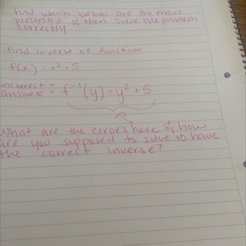 Find which are the errors and solve correctly the problem:-example-1