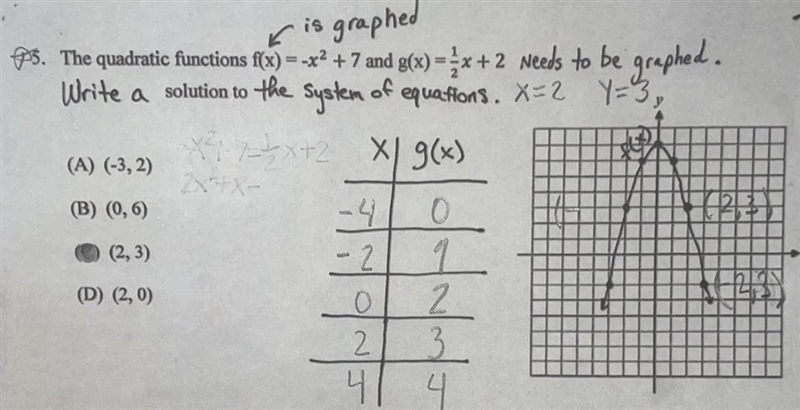 Helppp I’m having trouble with the table and graph ! And writing the solution to the-example-1