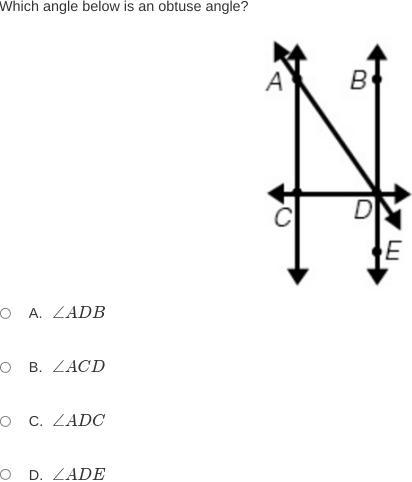 I don't know what it means by an obtuse angle. I have to choose math because I don-example-1