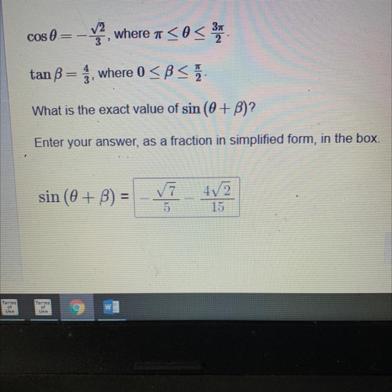 I need help with this practice problem In the picture is MY attempted answer-example-1