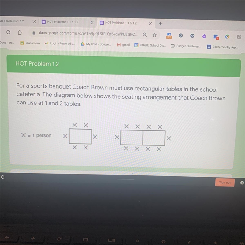 Which expression can be used to determine the number of people who can sit as a group-example-1