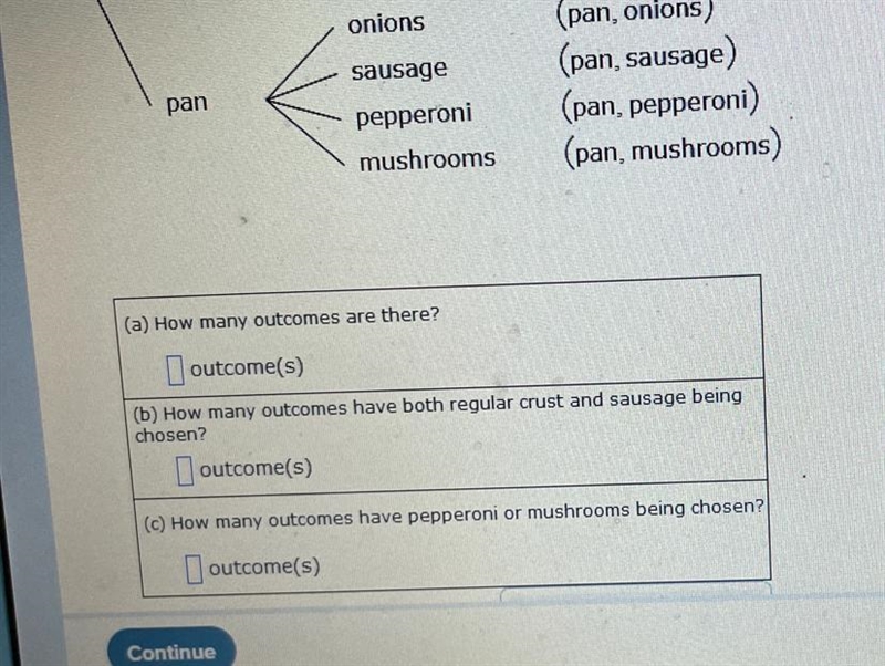 The tree diagram below shows the possible outcomes. Use the diagram to answer the-example-2