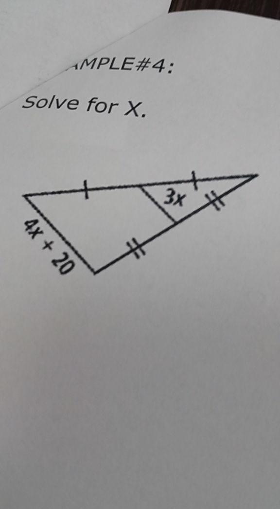 Solve for x Please help me answer this it's for Geometry ​-example-1