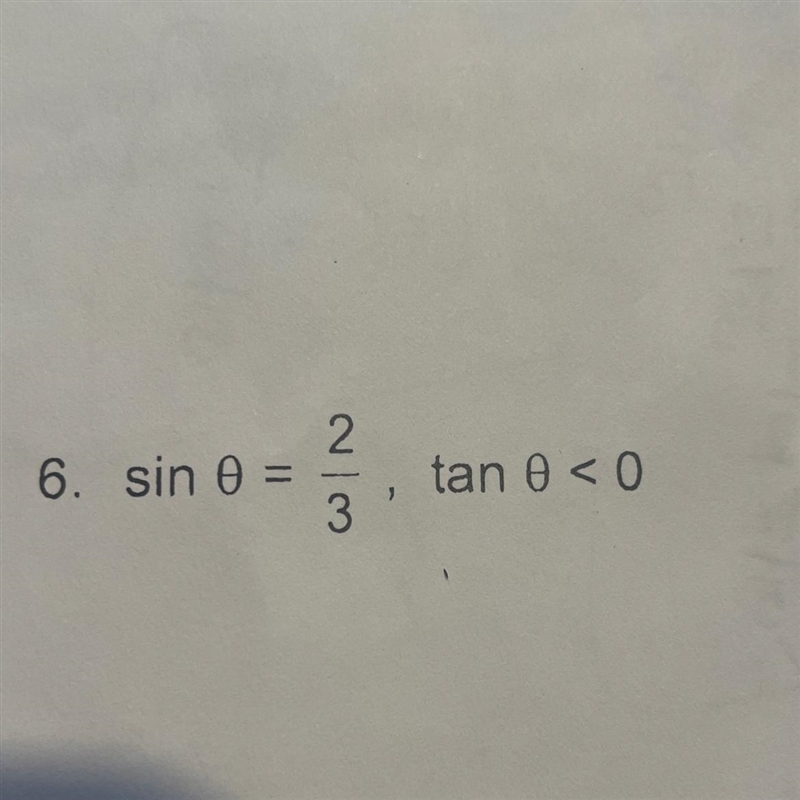 Find the exact value of each of the remaining trigonometric functions-example-1