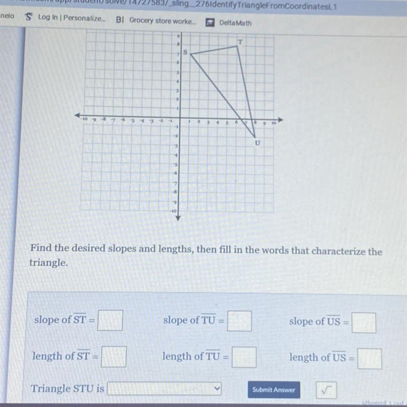 Please helpFind the desired slopes and lengths then fill in the words that characterize-example-1