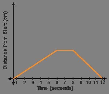 The turtle’s distance from his starting point is increasing between seconds. The turtle-example-1