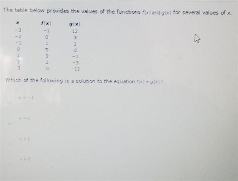 Which of the following is a solution to the equation-example-1