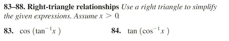 Solve 83 with a right triangle and draw the triangle-example-1