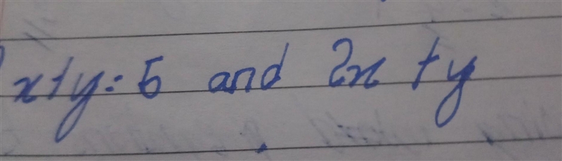 Subsitution method x+y=5 and 2x+y​-example-1