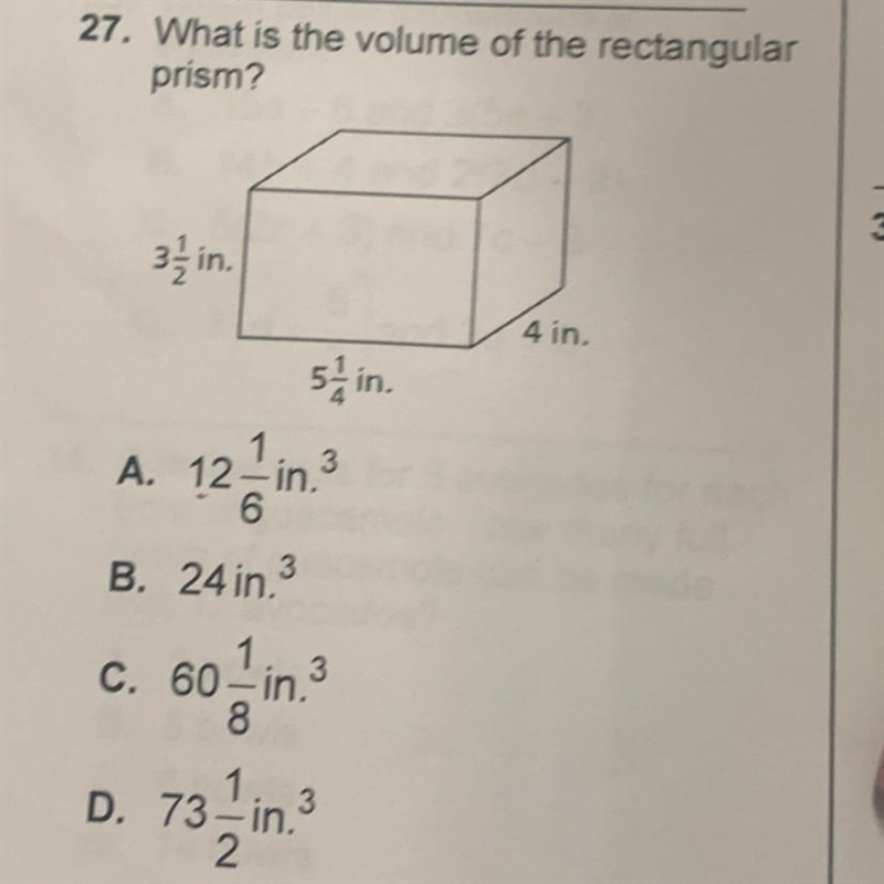 What is the following volume of the rectangular prism?-example-1