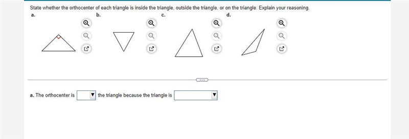 I need help with this please. The first drop down options are on, outside and inside-example-1