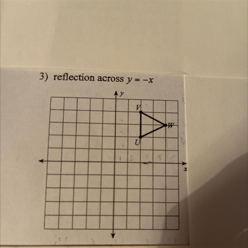 Reflection across y = -x please I need help I will mark you brainless-example-1