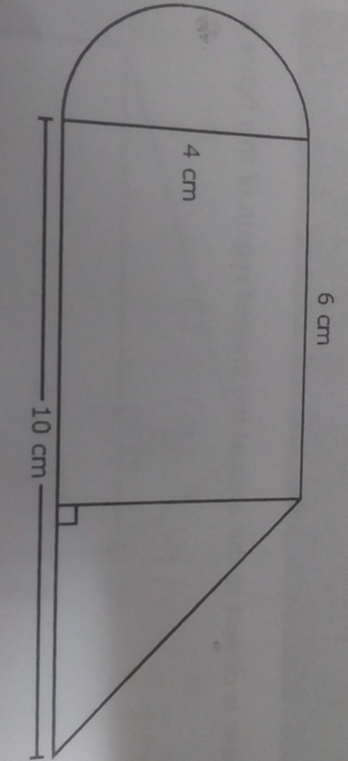 London use a semicircle rectangle and a right triangle to form the figure shown .which-example-1