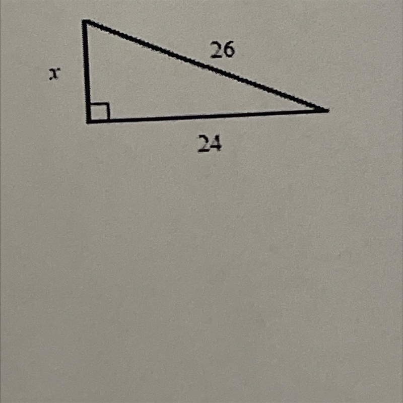 can you please help me solve this using the pythagorean theorem, and then tell me-example-1