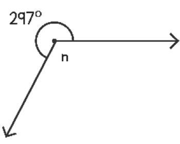 What is the measure of the unknown angle?-example-1