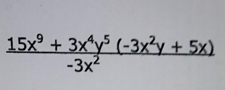 Polynomials - diving polynomialssimplify the following expression with divisionbare-example-1