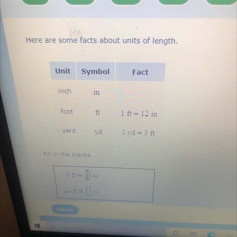 Here are some facts about units of length.Fill in the blanks-example-1