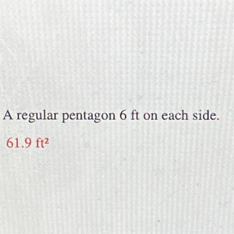 Aregular hexagon with a perimeter of 48 yd. Find the area of the polygon and round-example-1