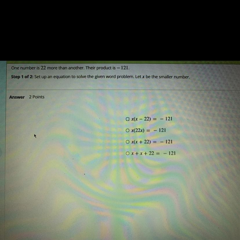 Set up an equation to solve the given word problem-example-1