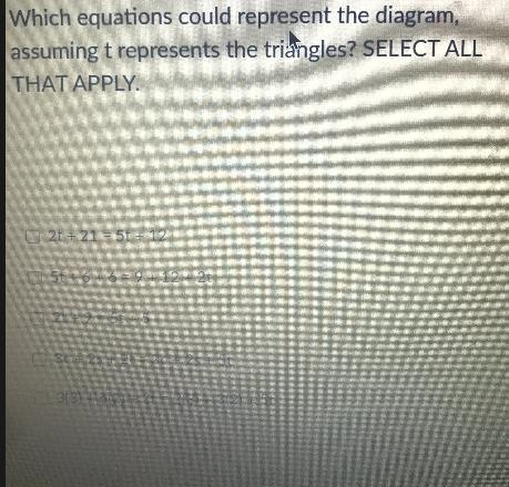 Here is a balanced hanger diagram in which a circlehas a mass of 3 grams and a square-example-2