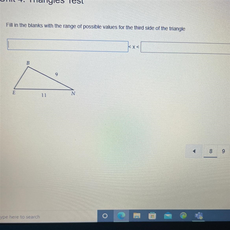 Fill in the blank with the range of possible value-example-1