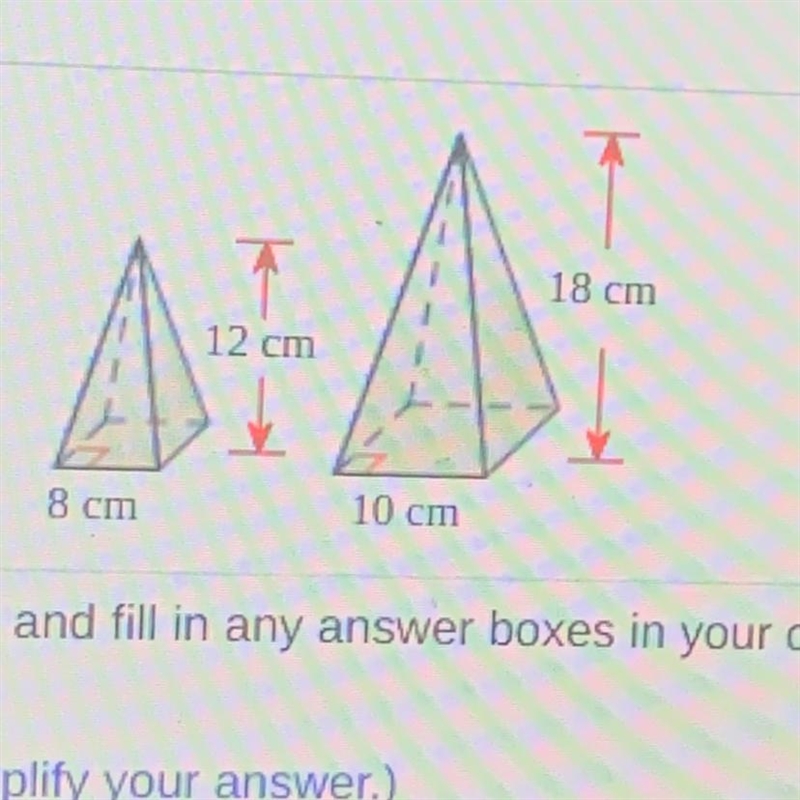 Are the two figures similar? If so, give the scalefactor of the first figure to the-example-1