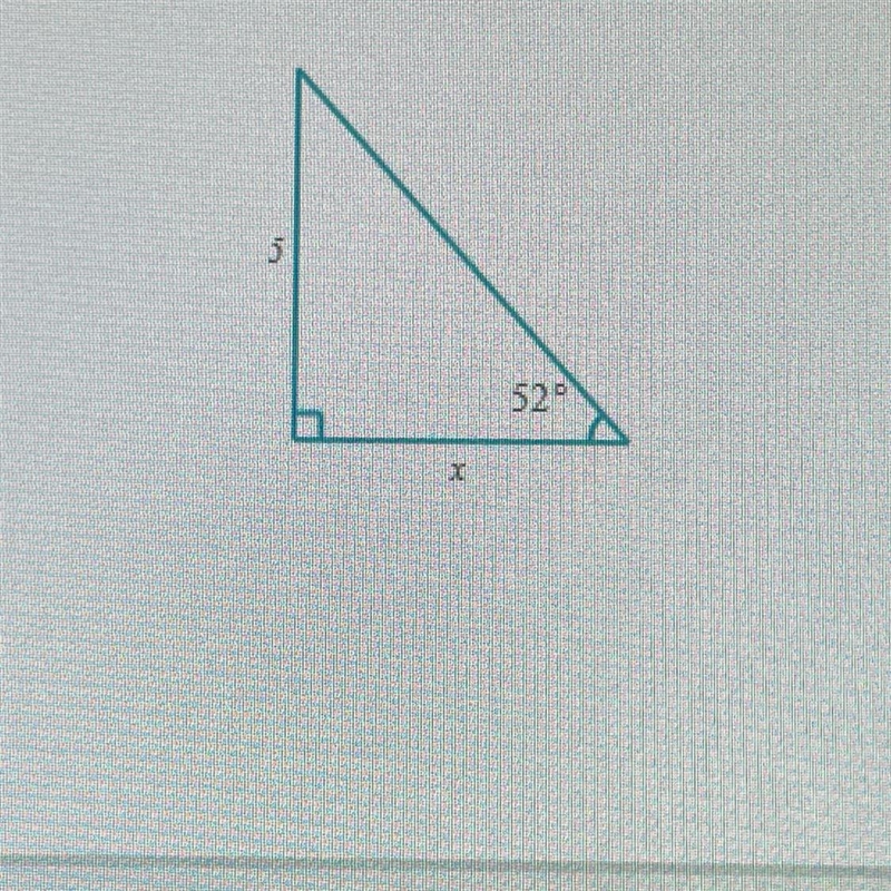 Solve for x in the triangle. Round your answer to the nearest tenth.-example-1