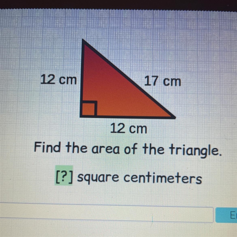 Find the area of triangle-example-1