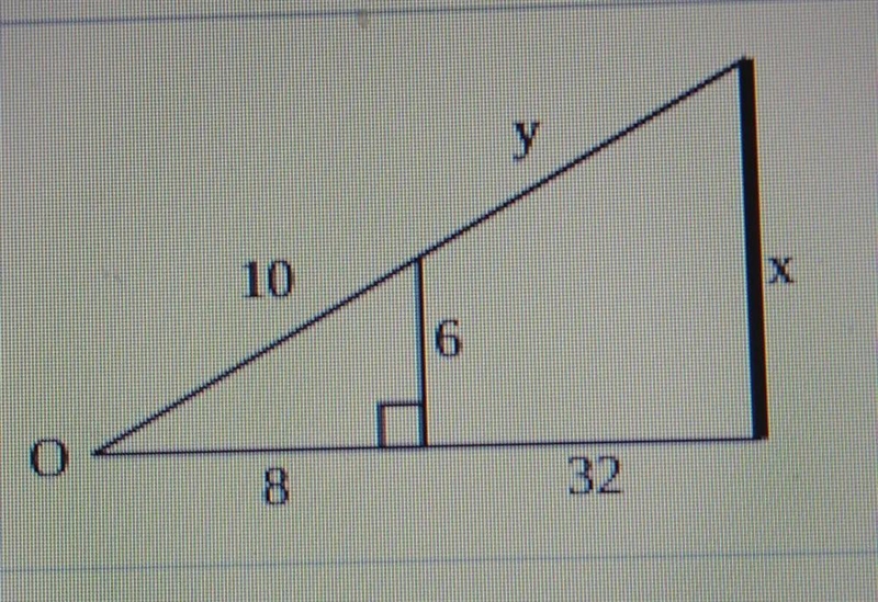 The following describes a dilation with center O and image of the segment of length-example-1