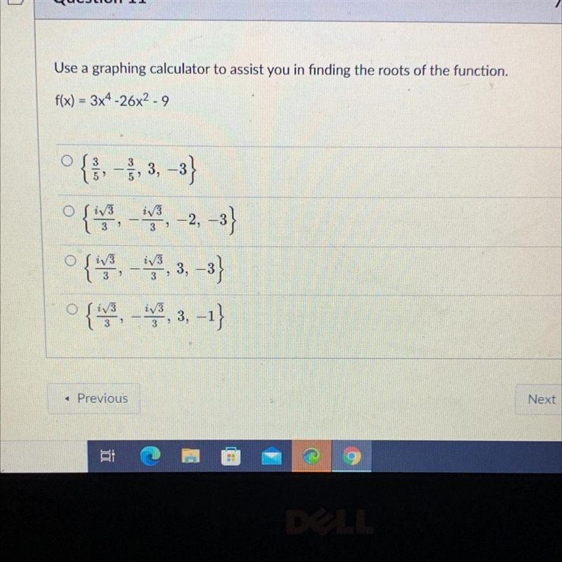 Use a graphing calculator to assist you in finding the roots of the function.-example-1