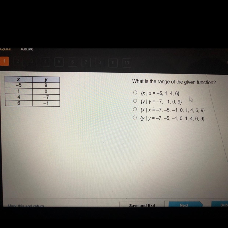 What is the range if the given function?-example-1