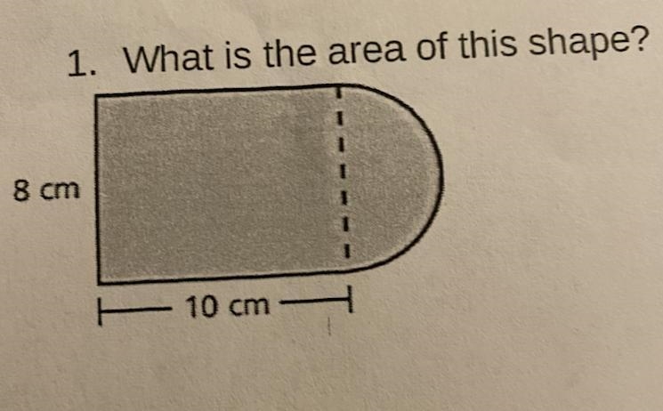 1. What is the area of this shape?-example-1