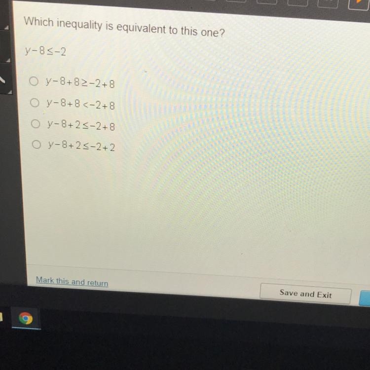 Which inequality is equivalent to this one?y-83-2O y-8+82-2-8O y 8+82-248o y 8+22-248o-example-1