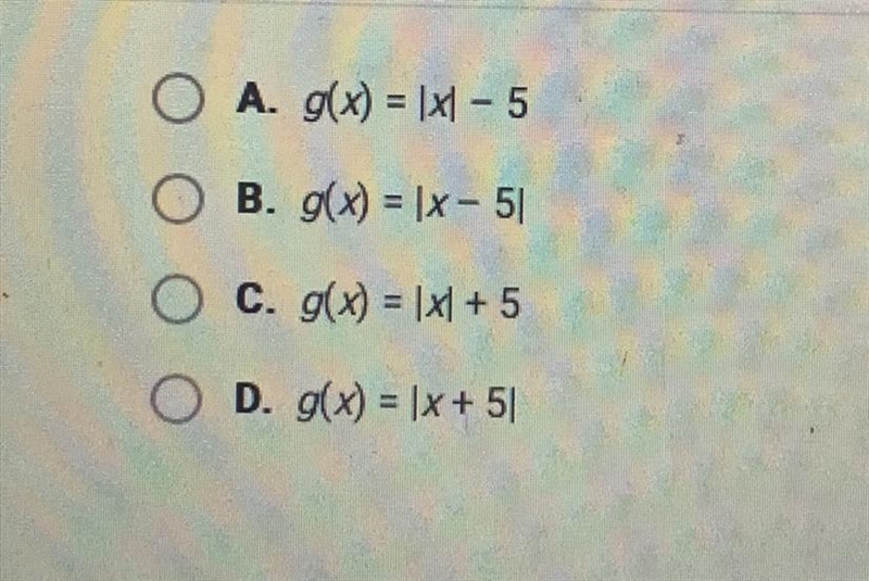 The functions f(x) and g(x) are shown on the graph.(x) = 1x1What is g(x)?-example-1